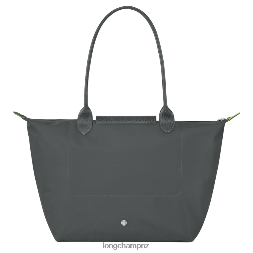 Women Graphite Longchamp Le Pliage Green Tote bag Bags L06408405