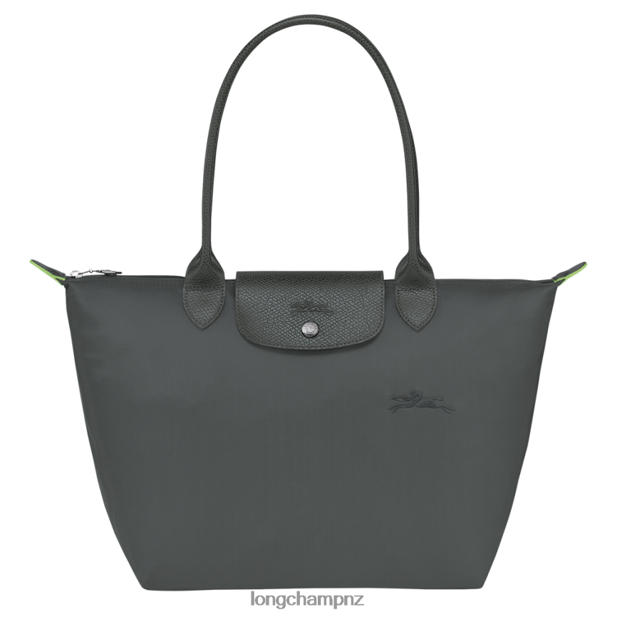 Women Graphite Longchamp Le Pliage Green Tote bag Bags L06408411