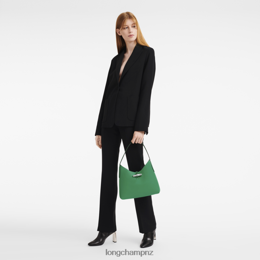 Women Grass/Green Light Longchamp Roseau Hobo bag Bags L06408366