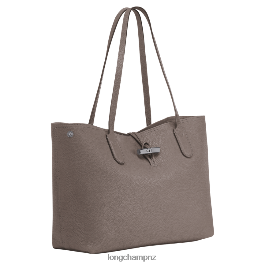 Women Grey Longchamp Roseau Essential Tote bag Bags L06408362