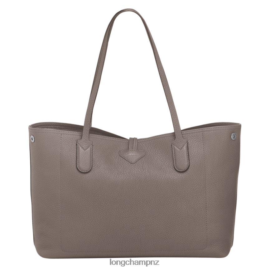 Women Grey Longchamp Roseau Essential Tote bag Bags L06408362