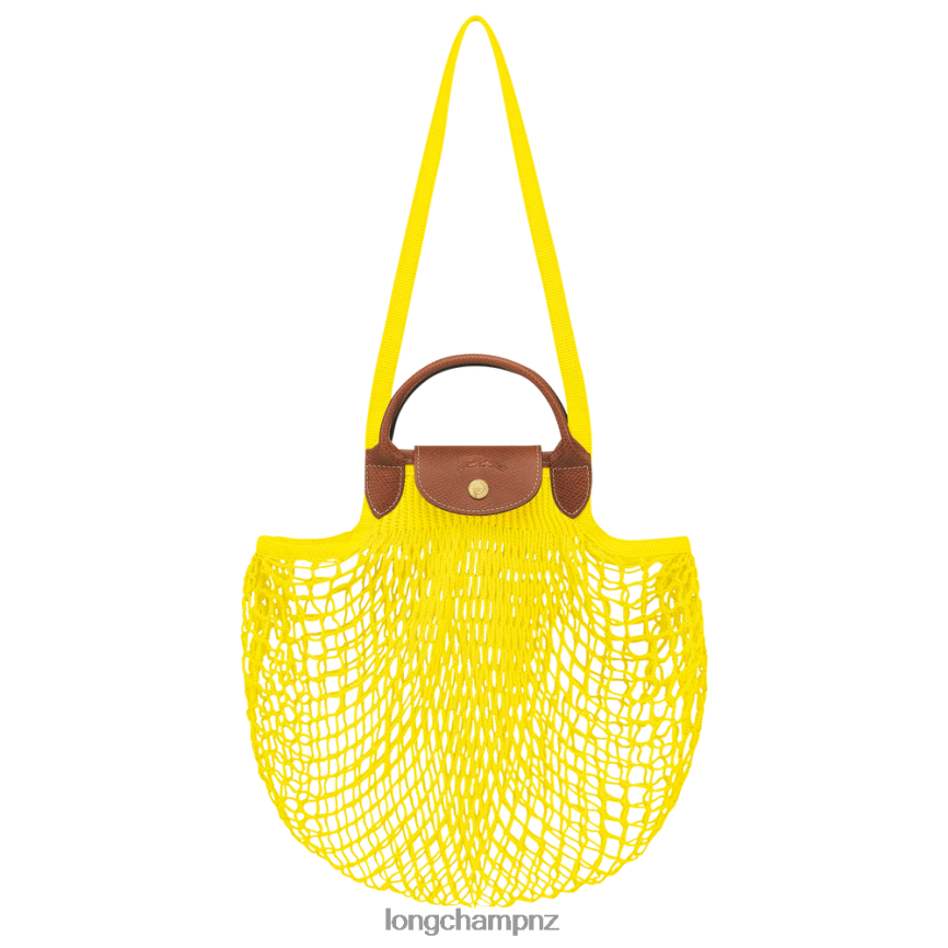 Women Lemon Longchamp Le Pliage filet Mesh bag Bags L064082