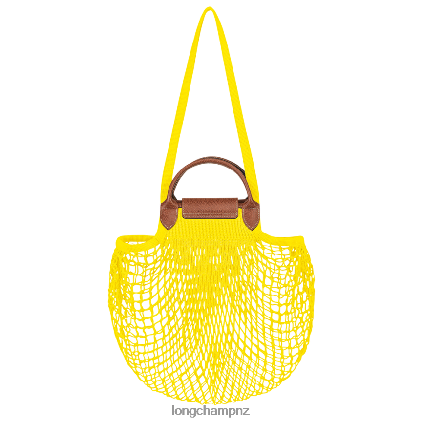 Women Lemon Longchamp Le Pliage filet Mesh bag Bags L064082