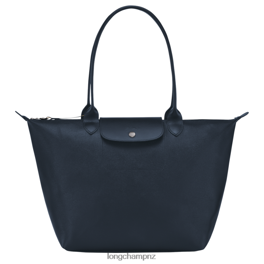Women Navy Longchamp Le Pliage City Tote bag Bags L06408351
