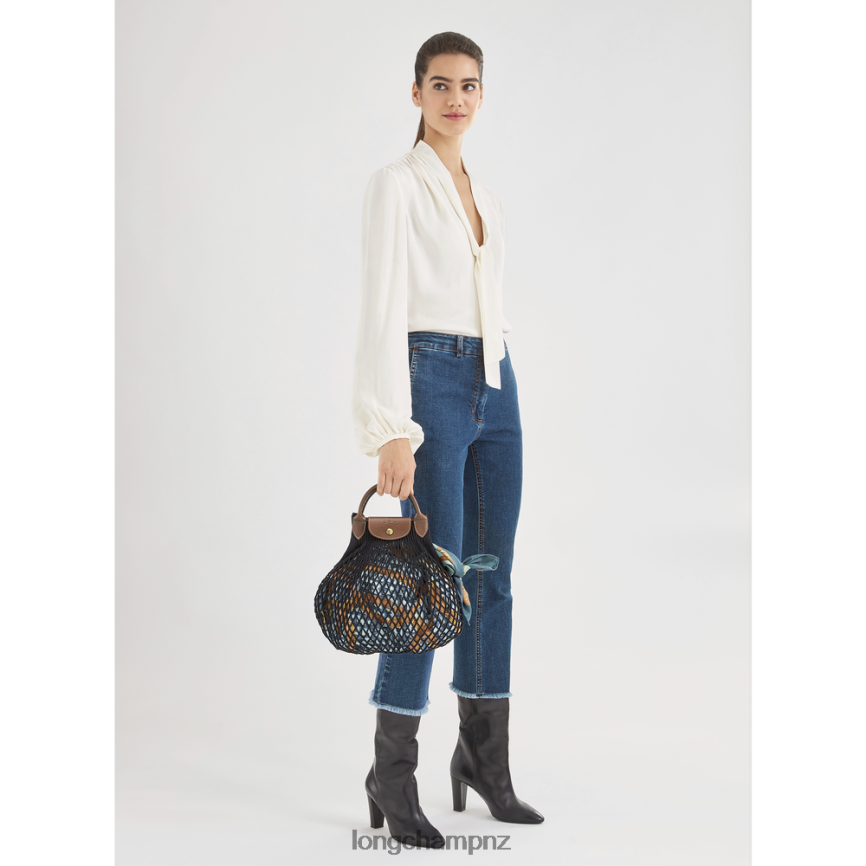 Women Navy Longchamp Le Pliage filet Mesh bag Bags L064085