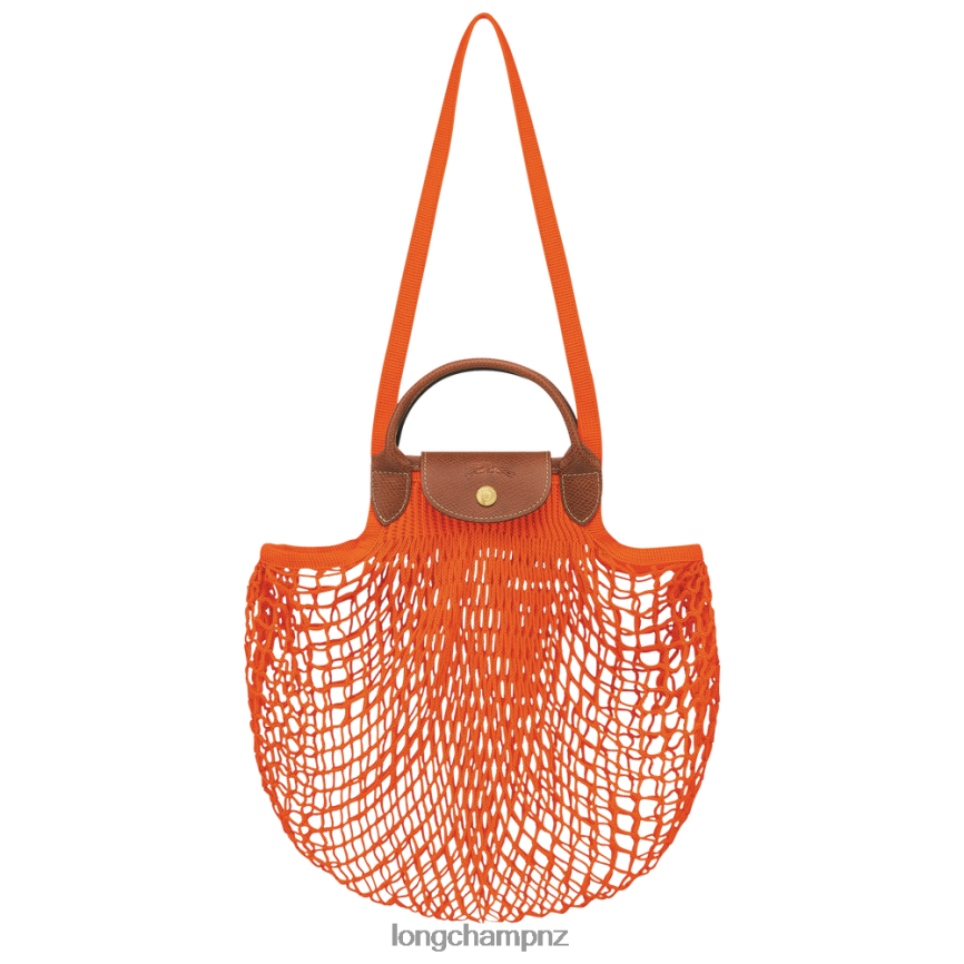 Women Orange Longchamp Le Pliage filet Mesh bag Bags L064083