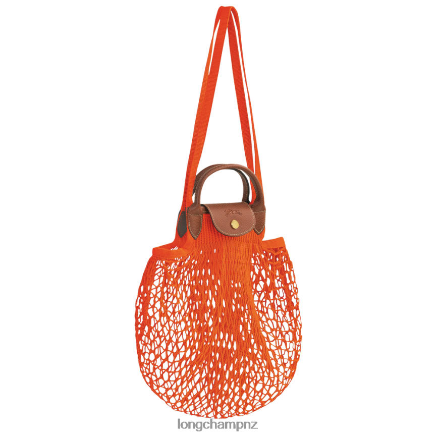 Women Orange Longchamp Le Pliage filet Mesh bag Bags L064083