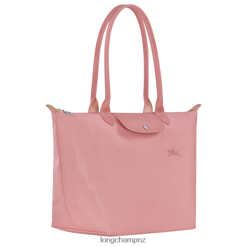 Women Petal Pink Longchamp Le Pliage Green Tote bag Bags L06408408
