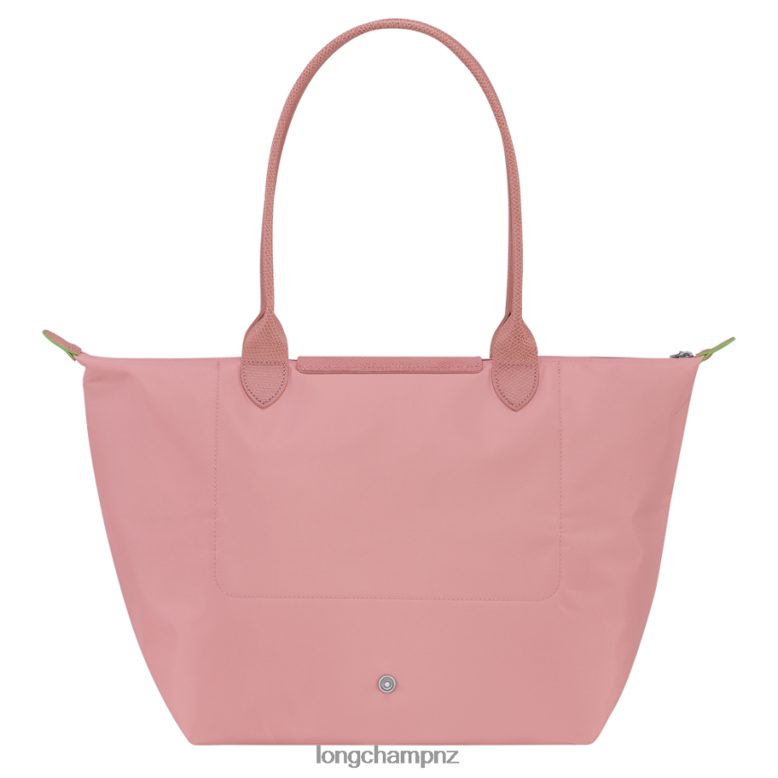 Women Petal Pink Longchamp Le Pliage Green Tote bag Bags L06408408