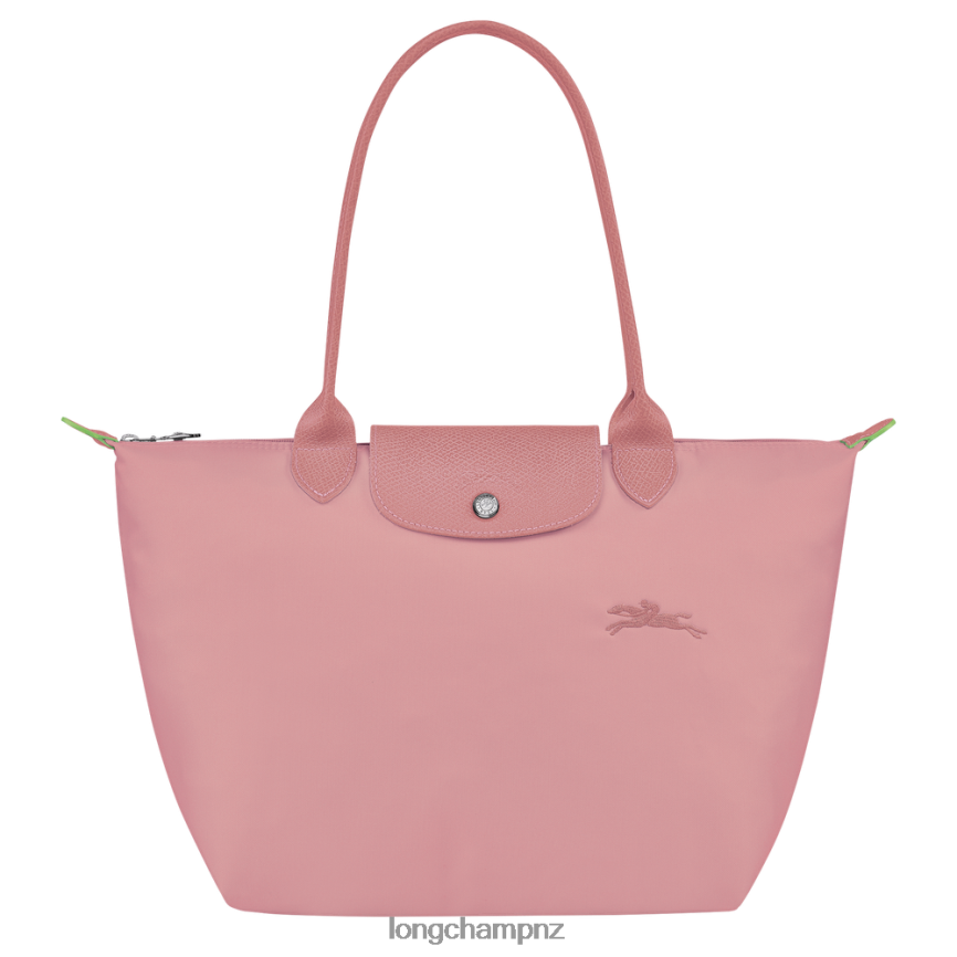 Women Petal Pink Longchamp Le Pliage Green Tote bag Bags L06408414
