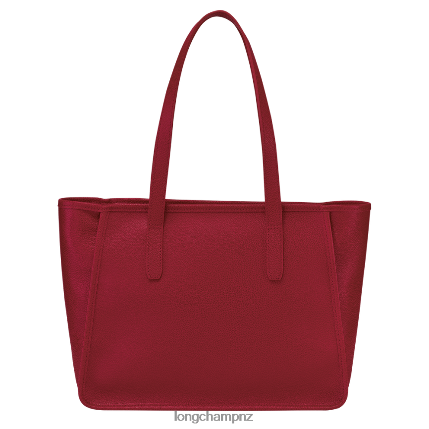 Women Red Longchamp Le Foulonne Tote bag Bags L06408386