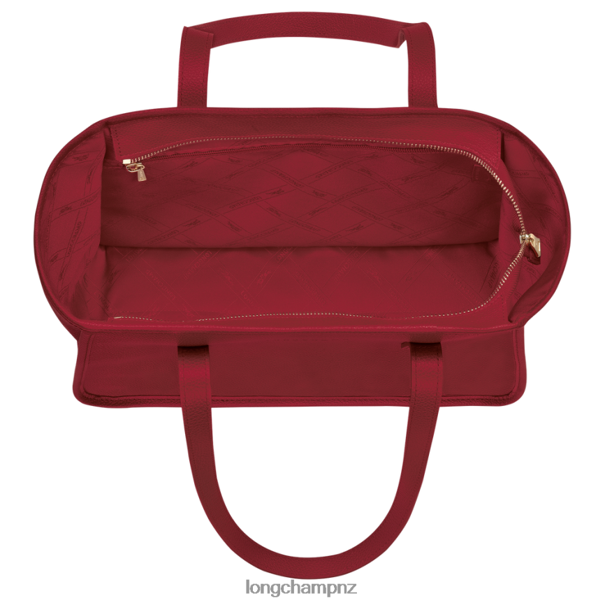 Women Red Longchamp Le Foulonne Tote bag Bags L06408386