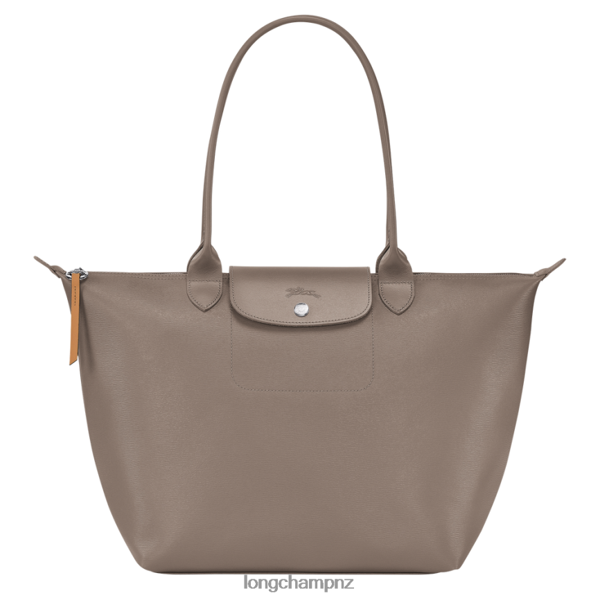 Women Taupe Longchamp Le Pliage City Tote bag Bags L06408349