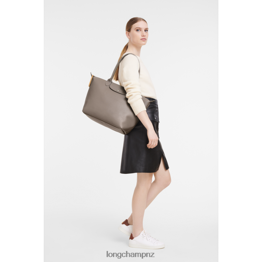 Women Taupe Longchamp Le Pliage City Tote bag Bags L06408349