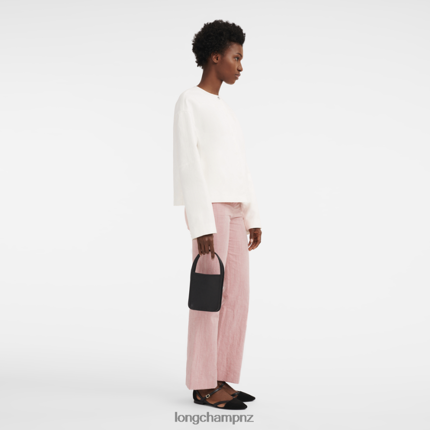 Women Black Longchamp Le Foulonne Handbag Bags L06408128