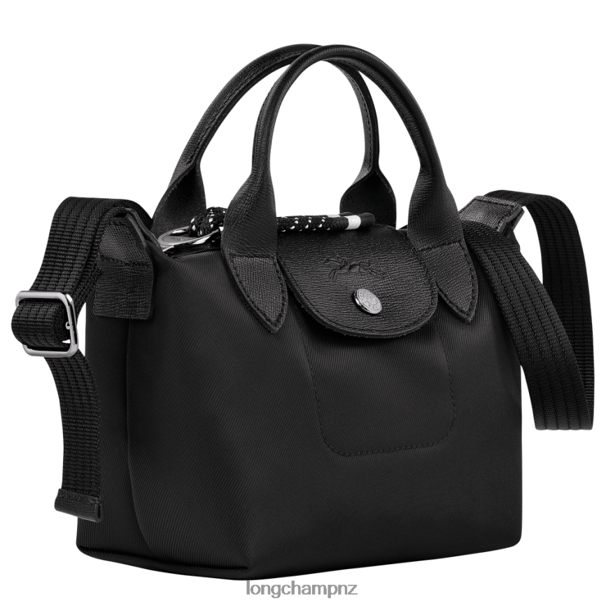 Women Black Longchamp Le Pliage Energy Handbag Bags L0640868