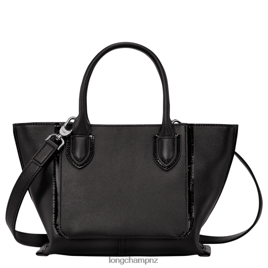 Women Black Longchamp Mailbox Handbag Bags L06408175