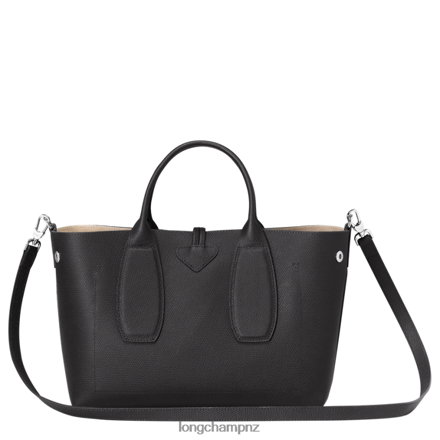 Women Black Longchamp Roseau Handbag Bags L06408103