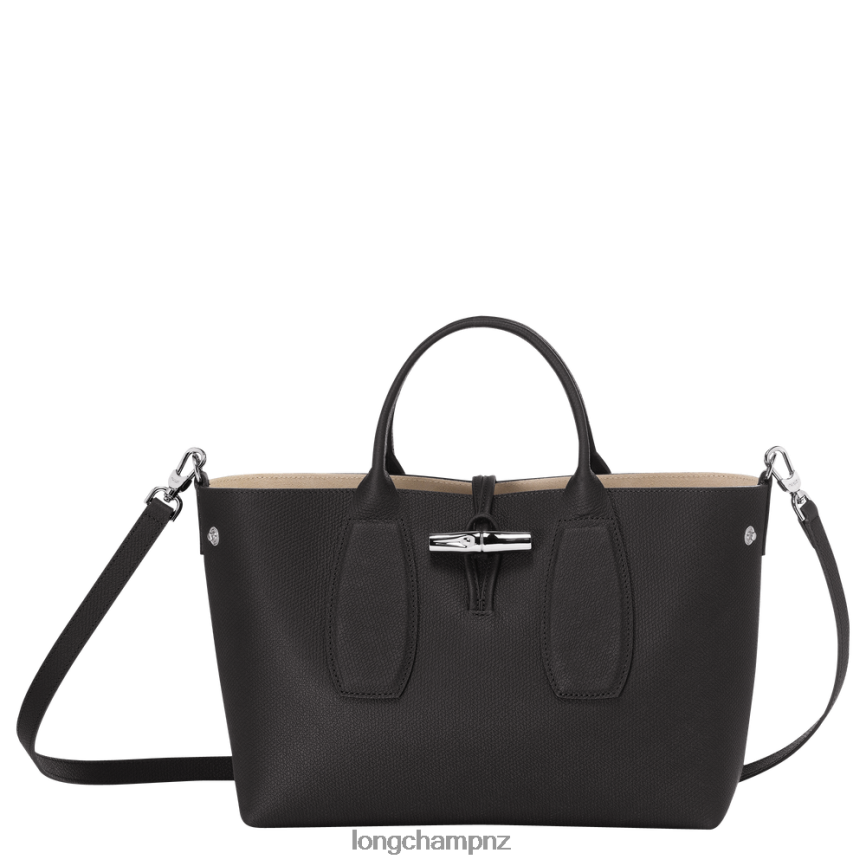Women Black Longchamp Roseau Handbag Bags L06408103