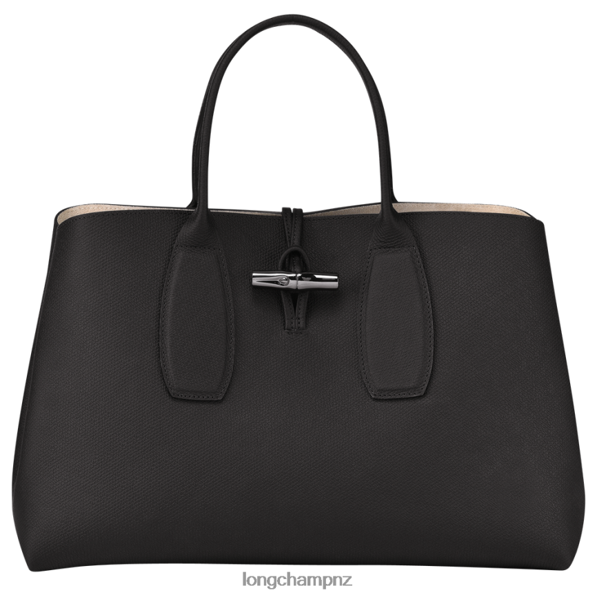 Women Black Longchamp Roseau Handbag Bags L06408109