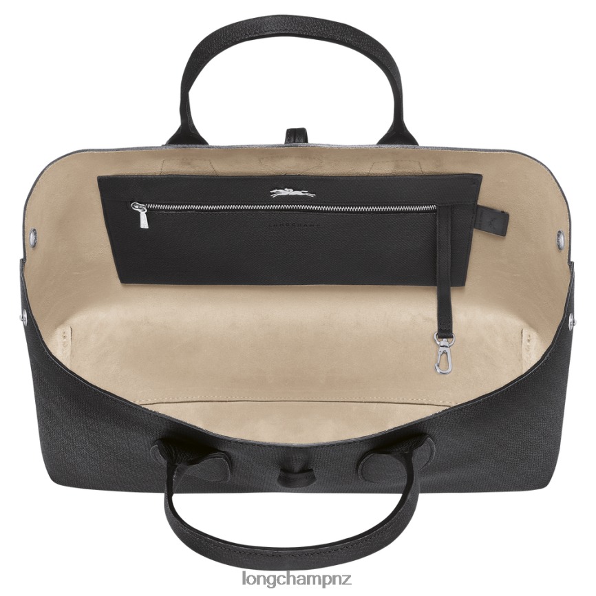 Women Black Longchamp Roseau Handbag Bags L06408109