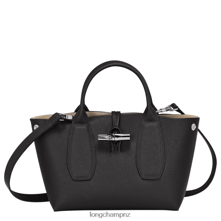 Women Black Longchamp Roseau Handbag Bags L06408112