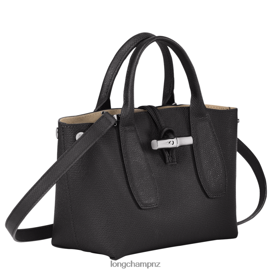 Women Black Longchamp Roseau Handbag Bags L06408112
