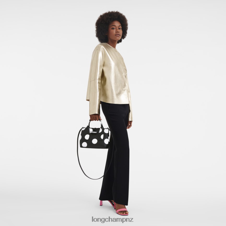 Women Black Longchamp Roseau Handbag Bags L06408123