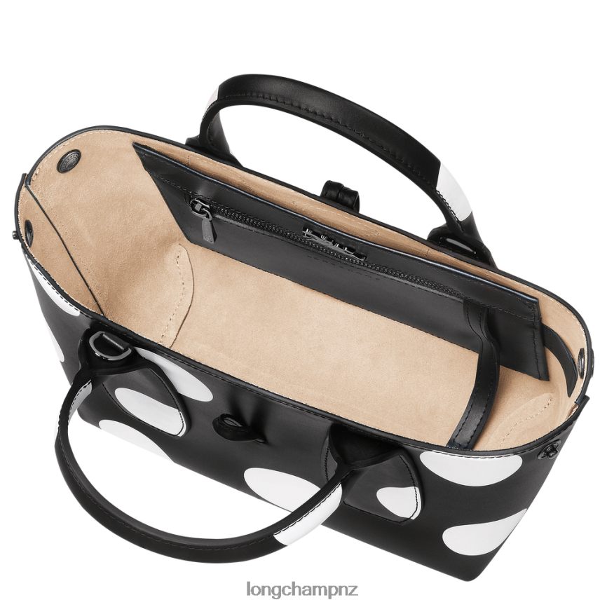 Women Black Longchamp Roseau Handbag Bags L06408123