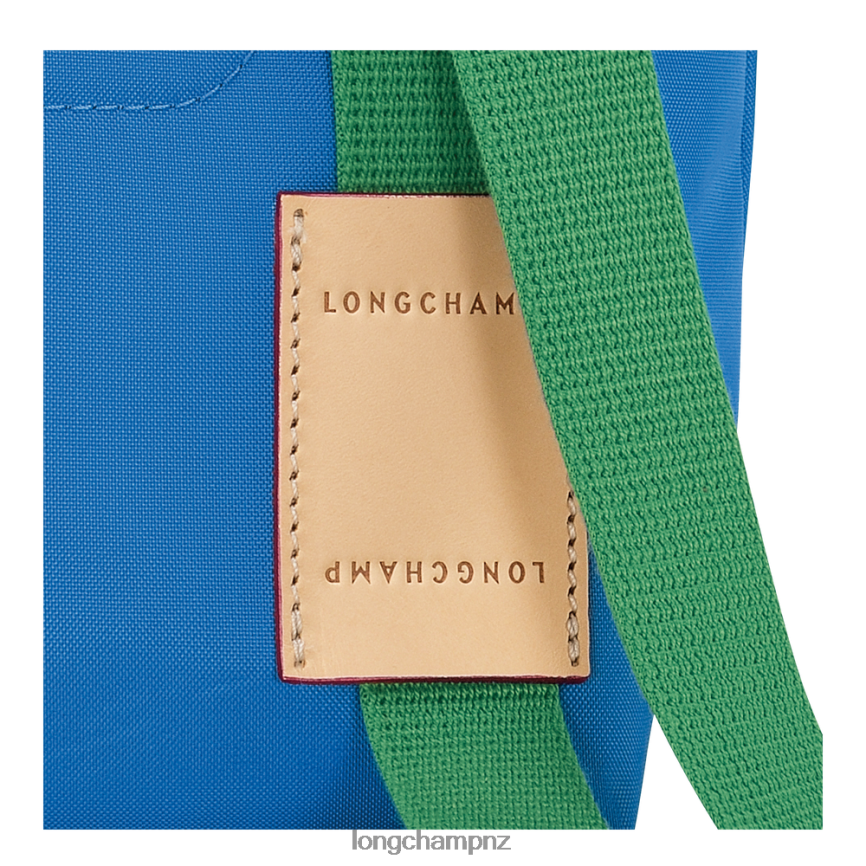 Women Blue Longchamp Le Pliage Re-Play Handbag Bags L0640844