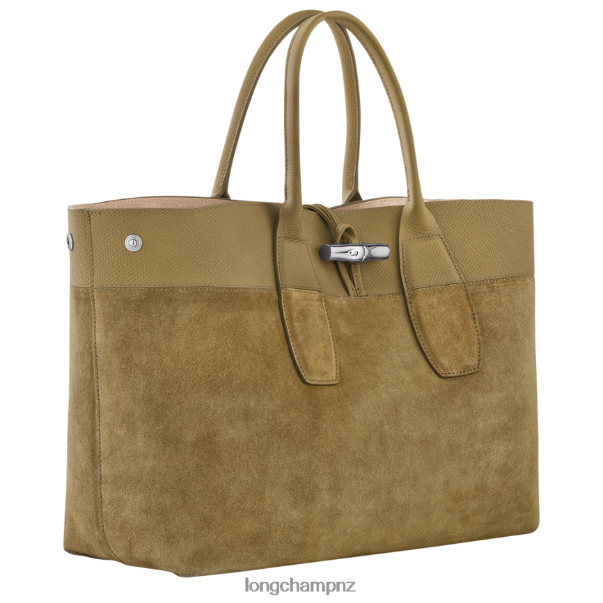 Women Bronze Longchamp Roseau Handbag Bags L06408119