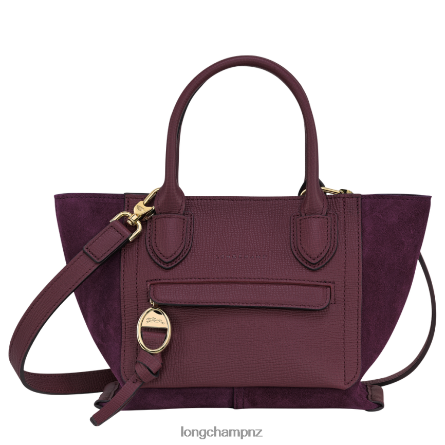 Women Burgundy Longchamp Mailbox Handbag Bags L06408159