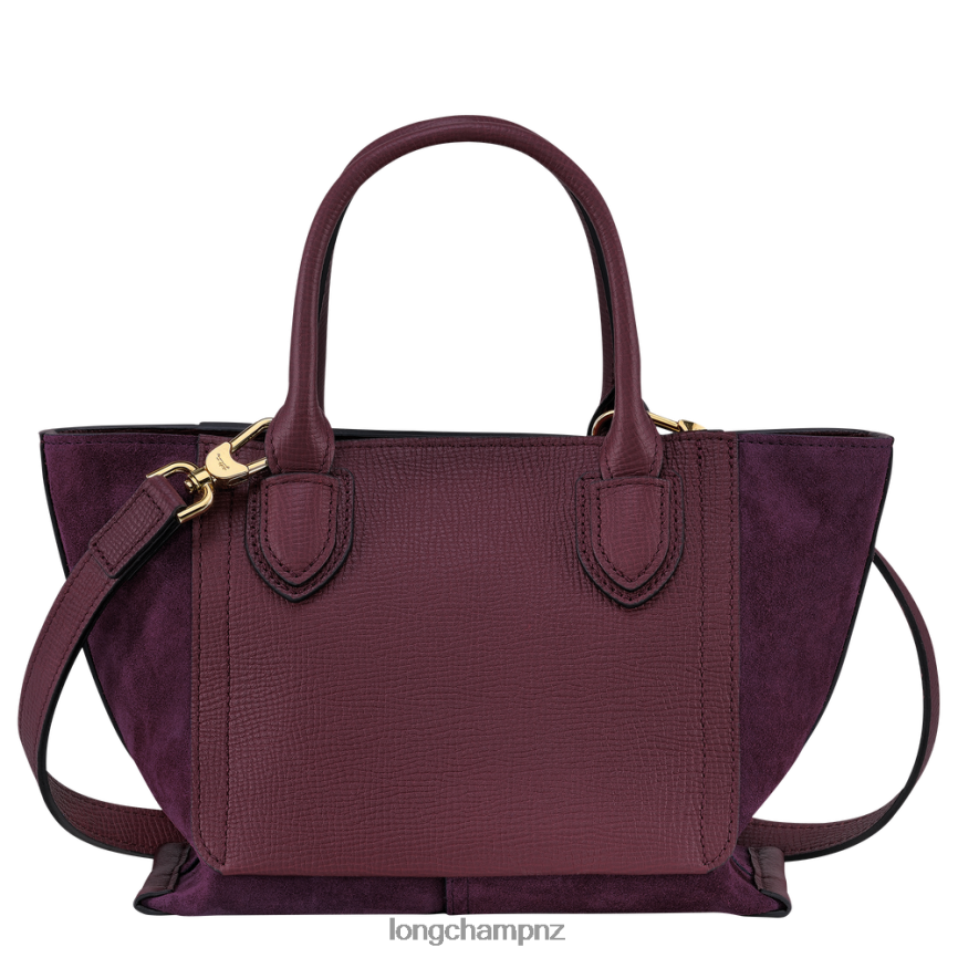 Women Burgundy Longchamp Mailbox Handbag Bags L06408159
