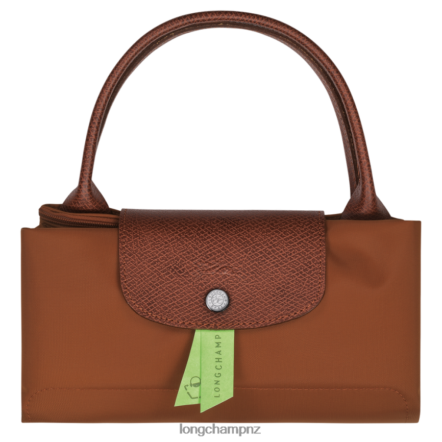 Women Cognac Longchamp Le Pliage Green Handbag Bags L0640842