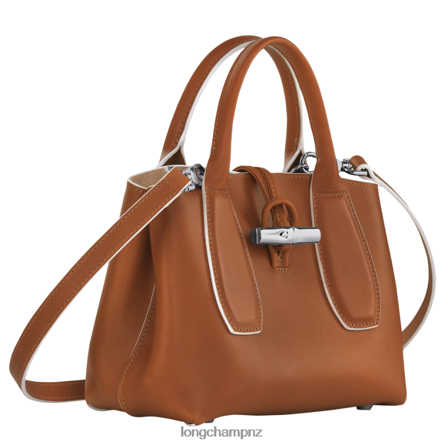Women Cognac Longchamp Roseau Handbag Bags L06408122