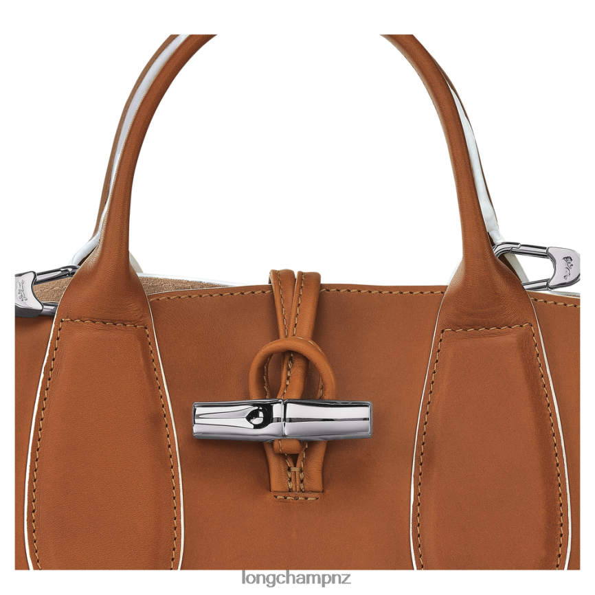 Women Cognac Longchamp Roseau Handbag Bags L06408122