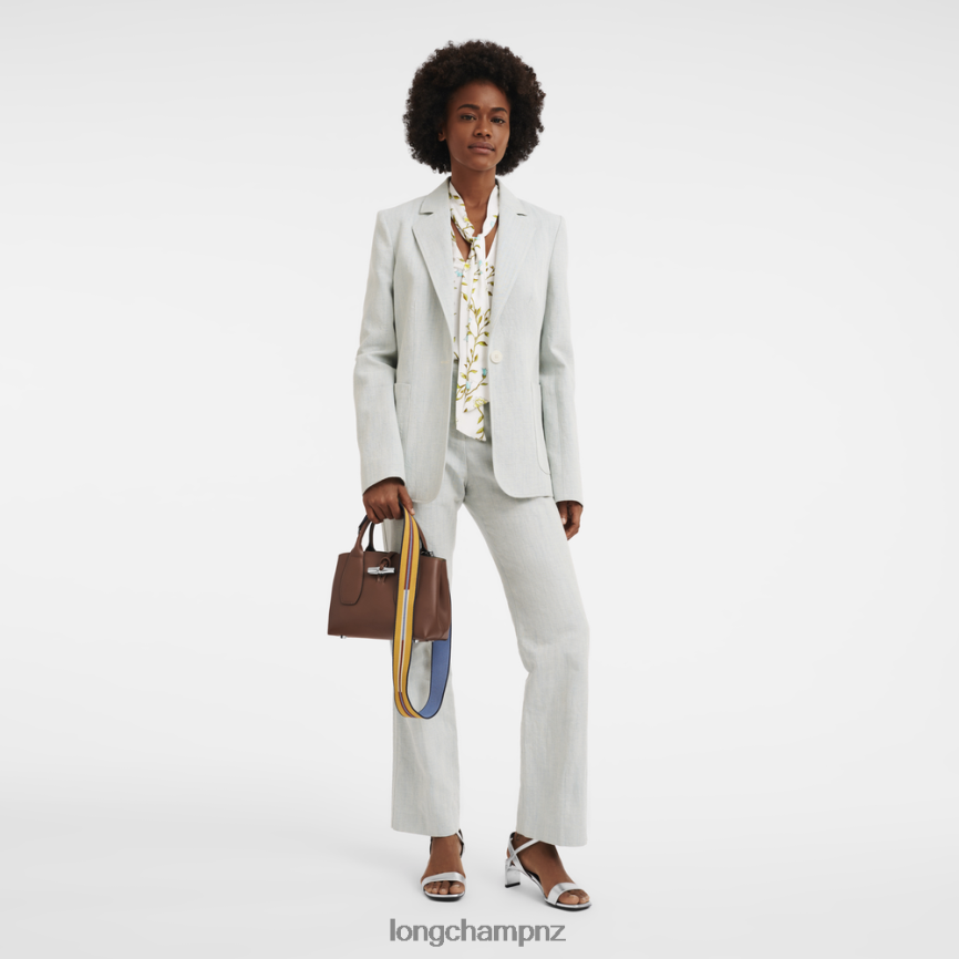 Women Ebony Longchamp Roseau Handbag Bags L06408100