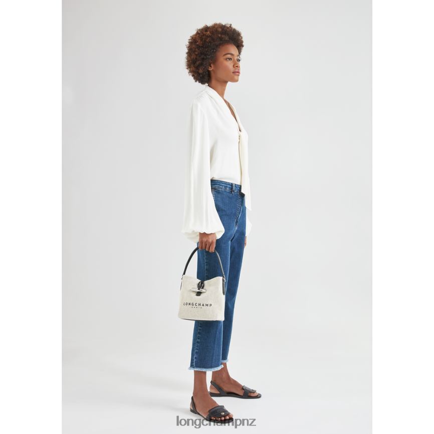 Women Ecru Longchamp Roseau Bucket bag Bags L06408117