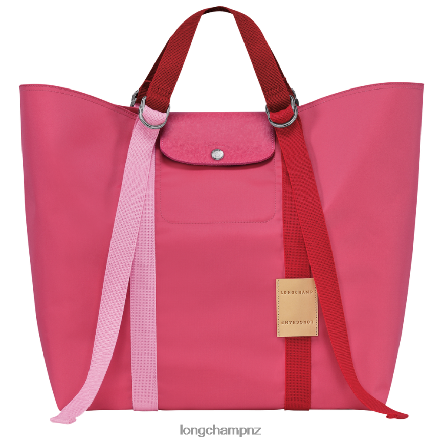 Women Fuchsia Longchamp Le Pliage Re-Play Tote bag Bags L0640856