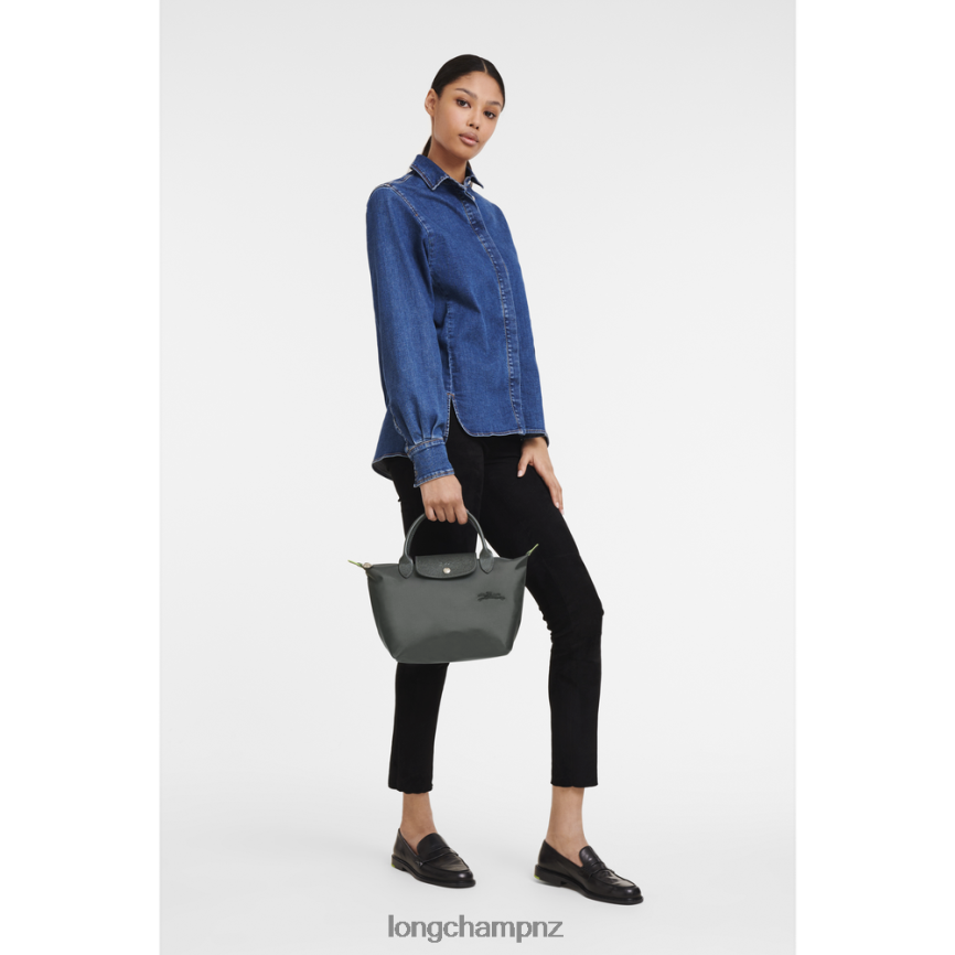 Women Graphite Longchamp Le Pliage Green Handbag Bags L06408189