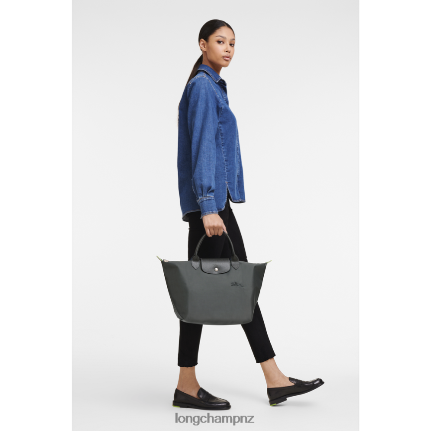 Women Graphite Longchamp Le Pliage Green Handbag Bags L06408194