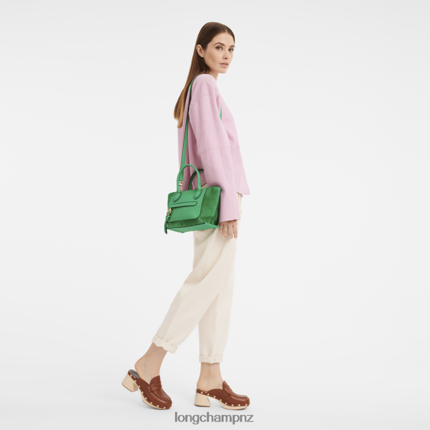 Women Grass/Green Light Longchamp Mailbox Handbag Bags L06408160