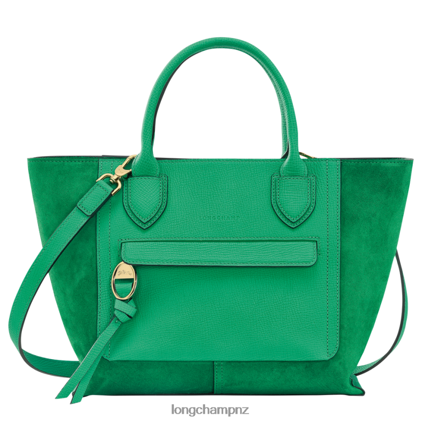 Women Grass/Green Light Longchamp Mailbox Handbag Bags L06408162