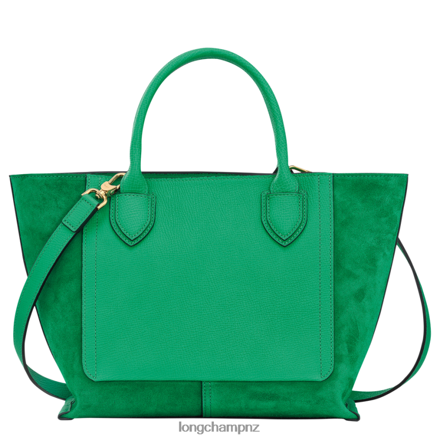 Women Grass/Green Light Longchamp Mailbox Handbag Bags L06408162