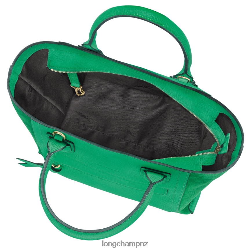 Women Grass/Green Light Longchamp Mailbox Handbag Bags L06408162