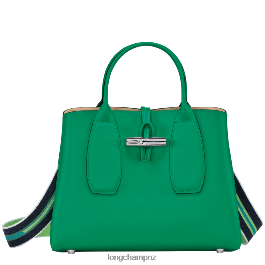 Women Grass/Green Light Longchamp Roseau Handbag Bags L0640898