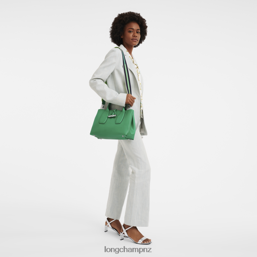 Women Grass/Green Light Longchamp Roseau Handbag Bags L0640898