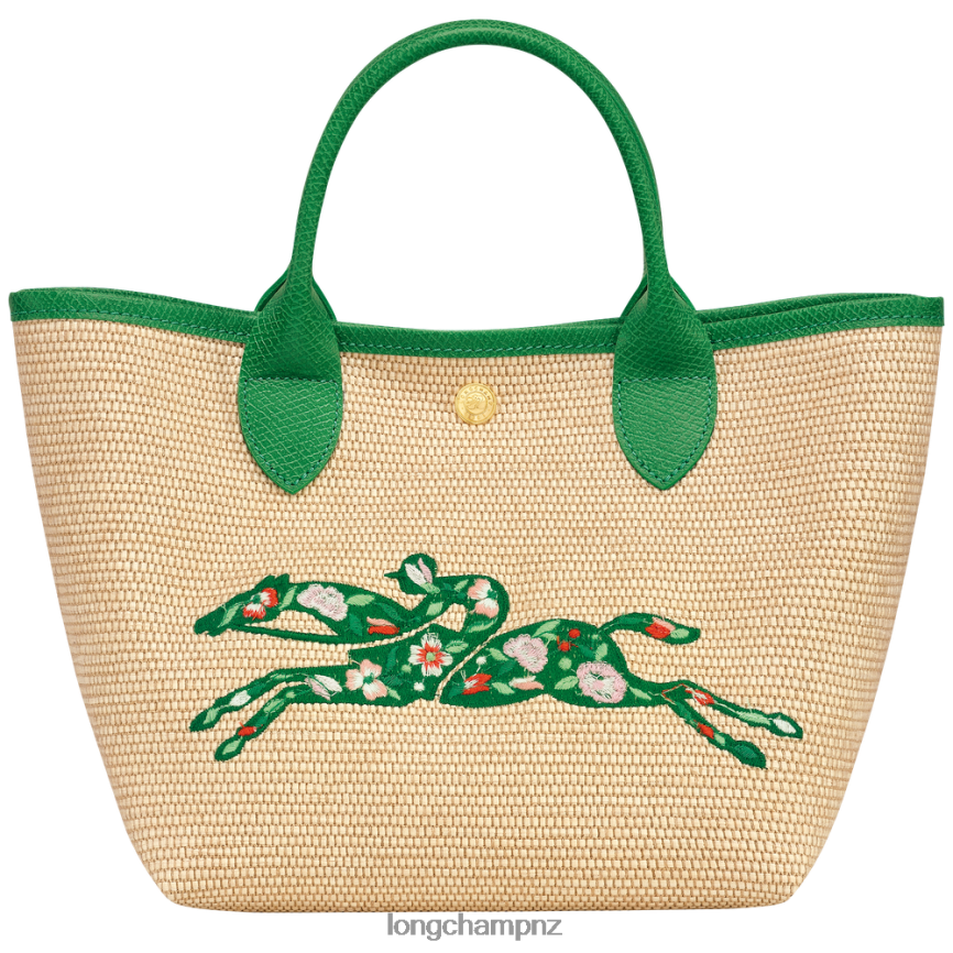 Women Green Longchamp Le Panier Pliage Basket bag Bags L0640861