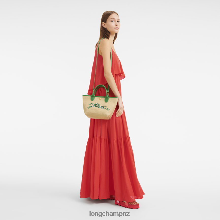 Women Green Longchamp Le Panier Pliage Basket bag Bags L0640861