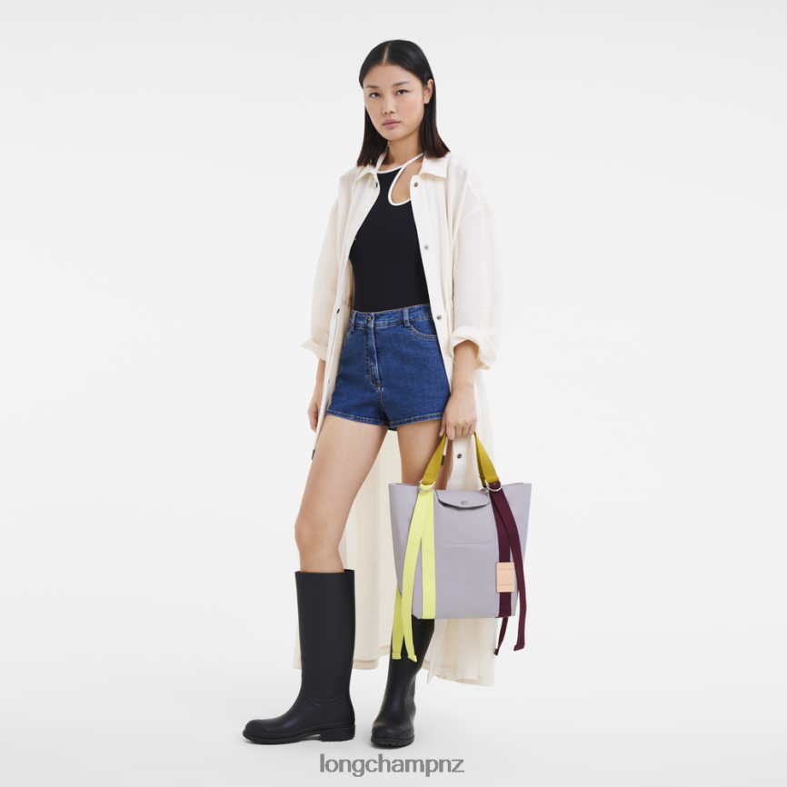 Women Grey Longchamp Le Pliage Re-Play Tote bag Bags L0640849